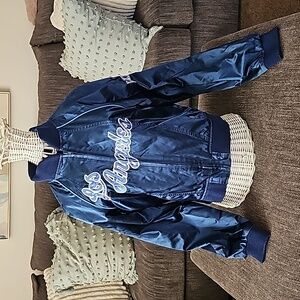 Los Angeles lakers majestic hardwood classics coat, Size Large